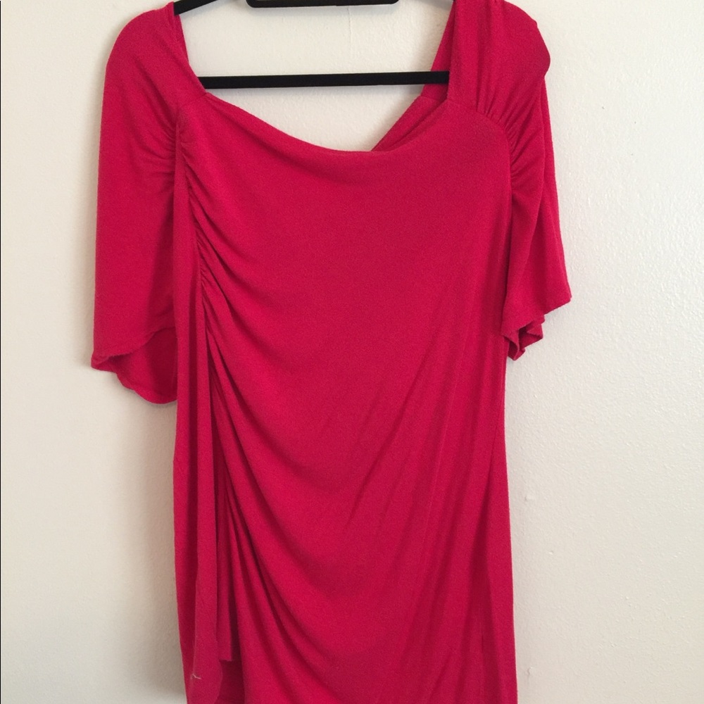 Cato red soft cotton shirt size 2X
